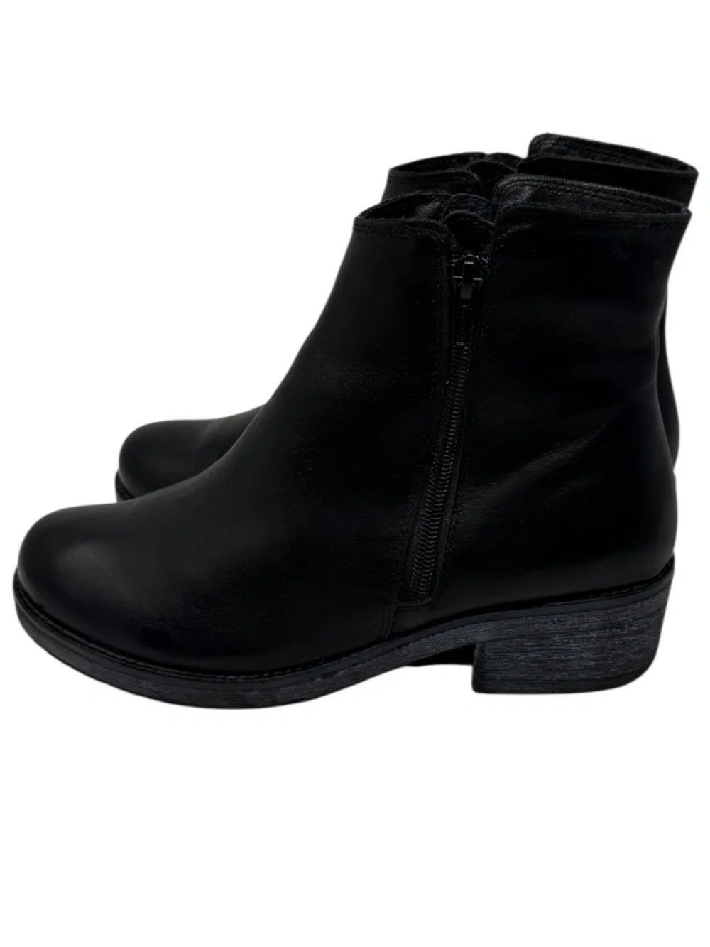 NAOT Wander Bootie Black Leather Ankle Boots